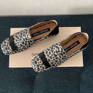 Sr1 Sergio Rossi leopard print flats